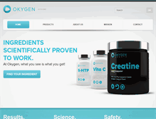 Tablet Screenshot of okygen.net